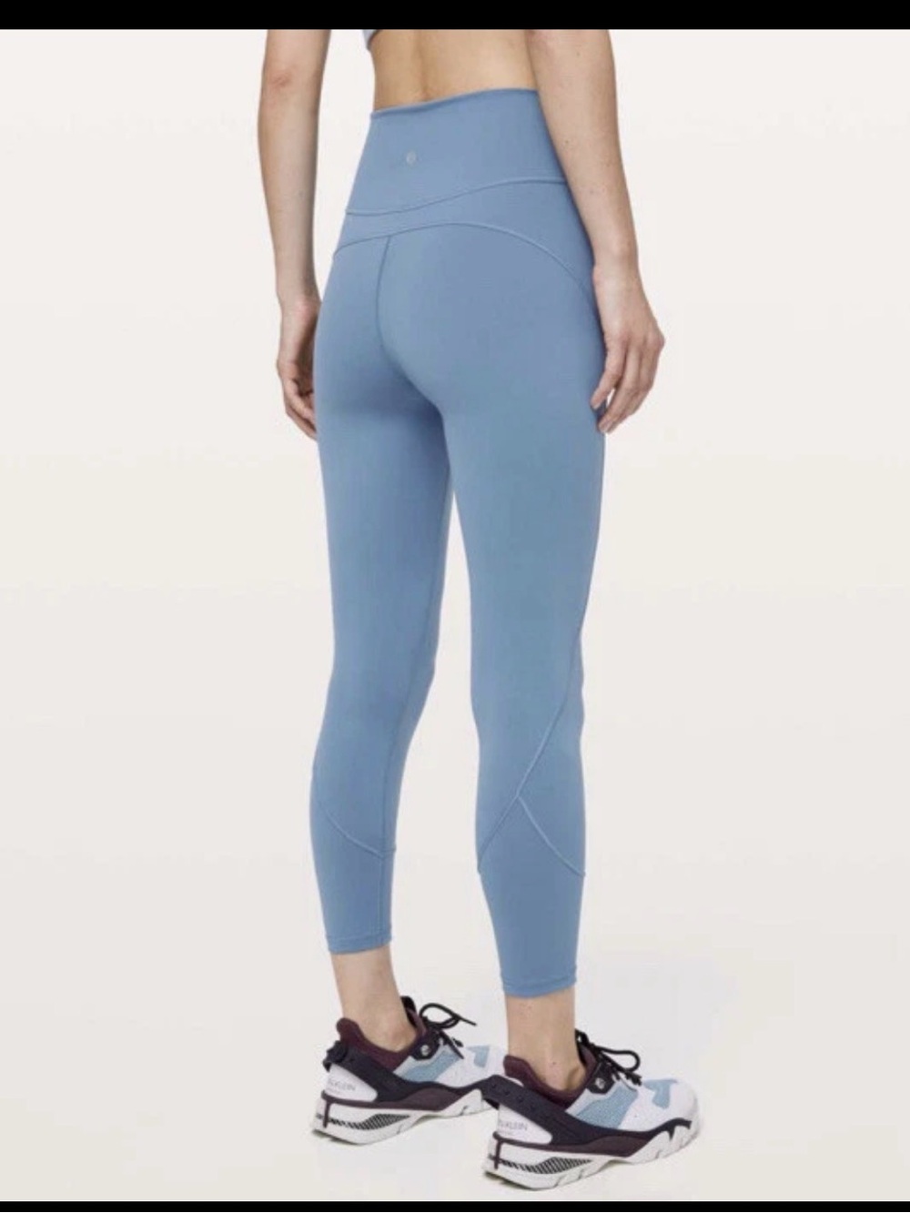 Lululemon In Movement 7/8 Tight *Everlux 25" in Utility Blue Size 4 NWOT